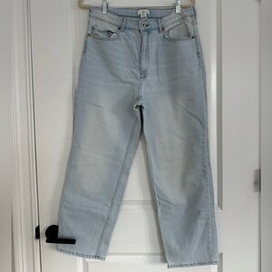 H&M Light Blue Straight Leg Jeans
